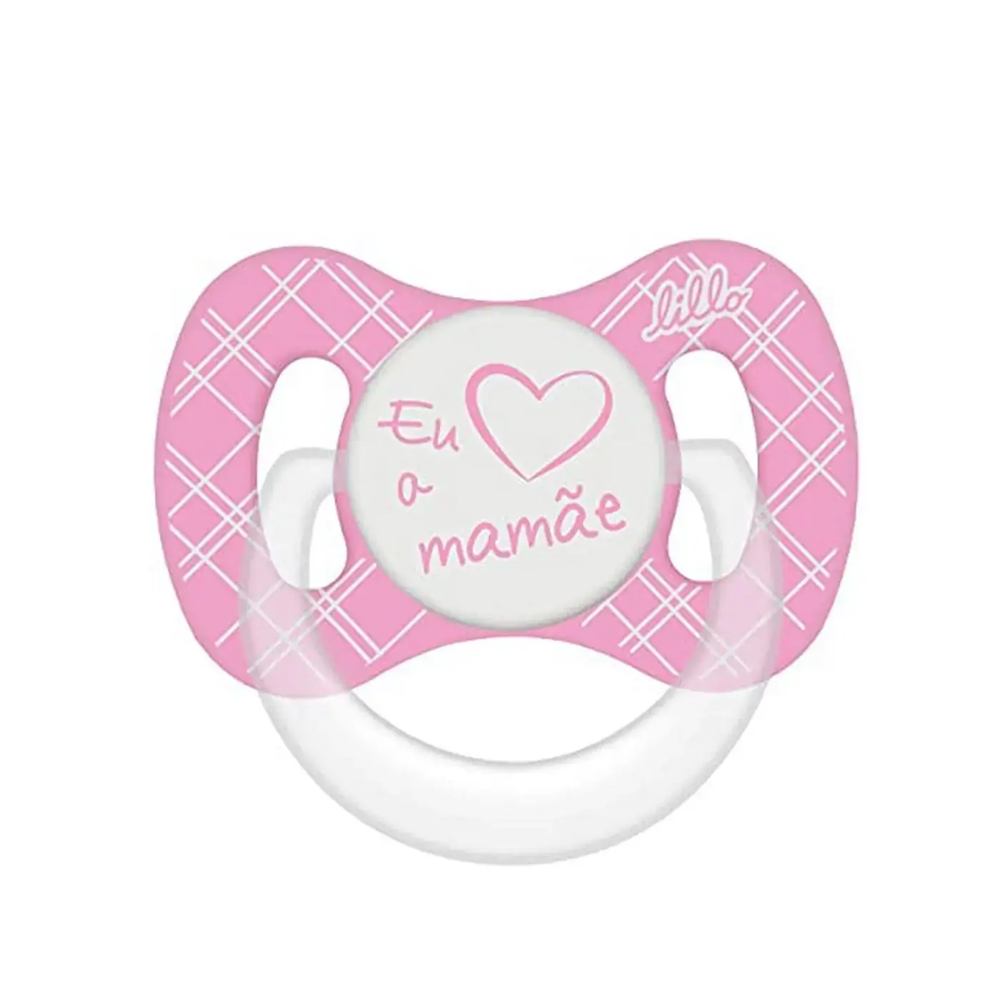 Chupeta Lillo Funny Silicone Tamanho 2 6 Meses Rosa Ref 605430