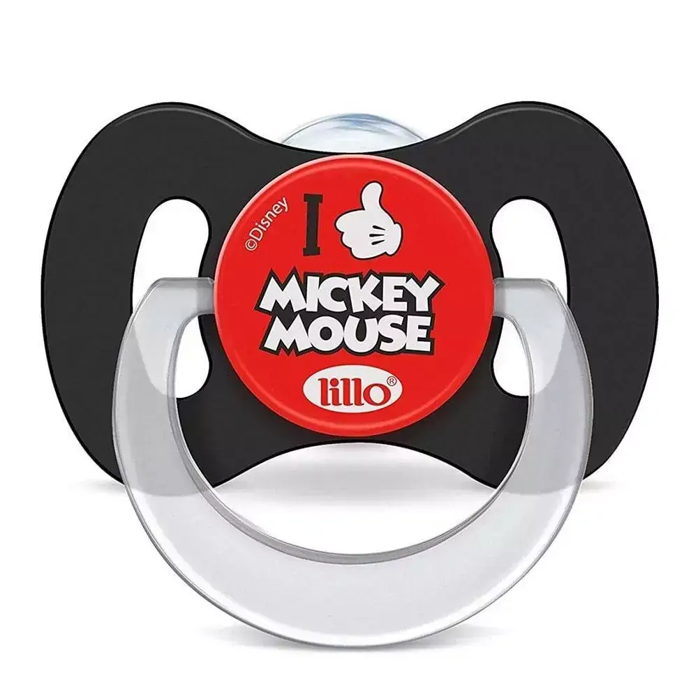 Chupeta Ortodôntica - Silicone - Disney - Mickey Mouse - Tam 1 - 0 a 6 Meses - Lillo