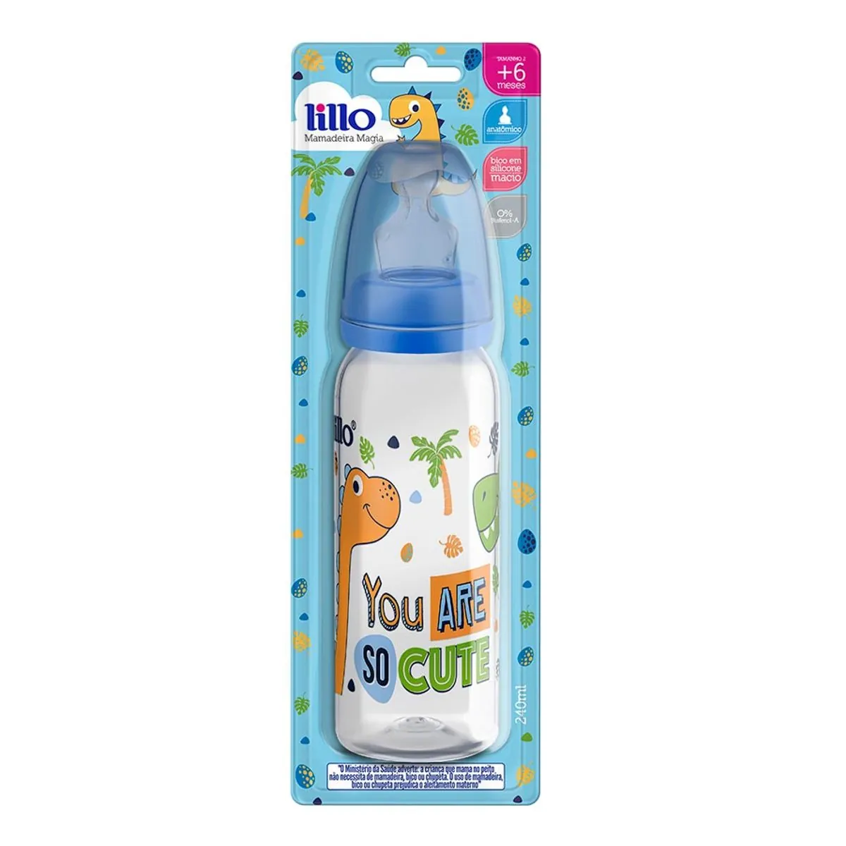 Mamadeira Magia 240ml Azul