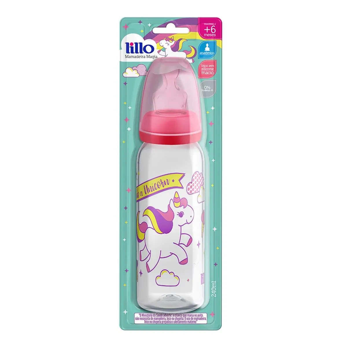 Mamadeira Lillo Magia Tamanho 240ml