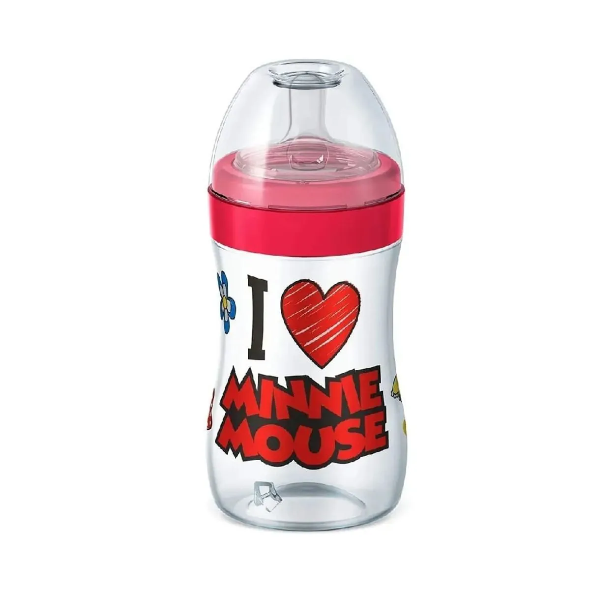 Mamadeira Transparente - 300Ml - Super Evolution - Disney - Minnie Mouse - Lillo