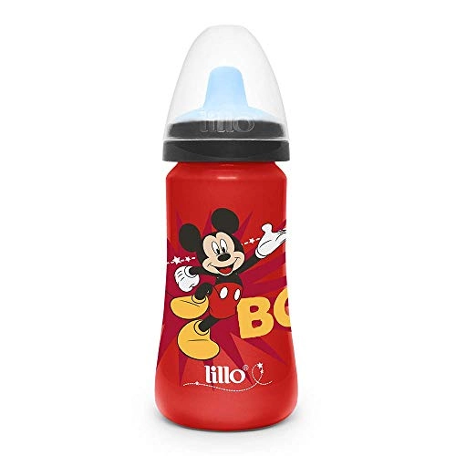 Copo Colors Bico De Silicone Disney Mickey Vermelho - Lillo