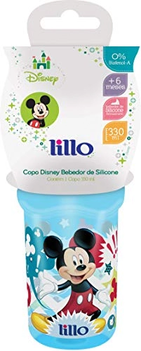 Copo Lillo Disney C/bebedor 330ml Mickey