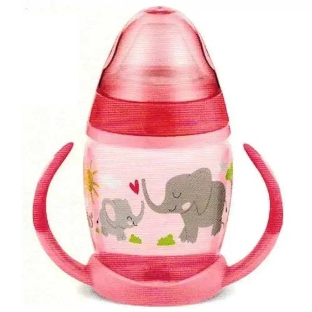 Copo de Aprendizado - com Alça - 230 ml - Rosa - Meninas - Lillo