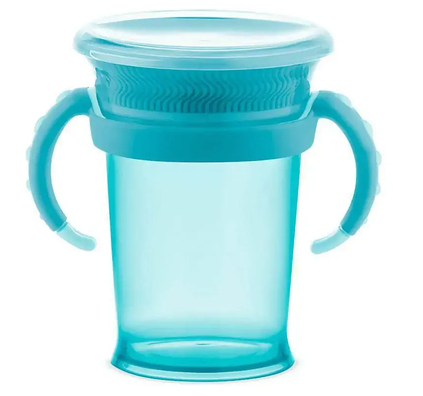 Copo De Treinamento 360° Com Alças 207ml Azul - Lillo