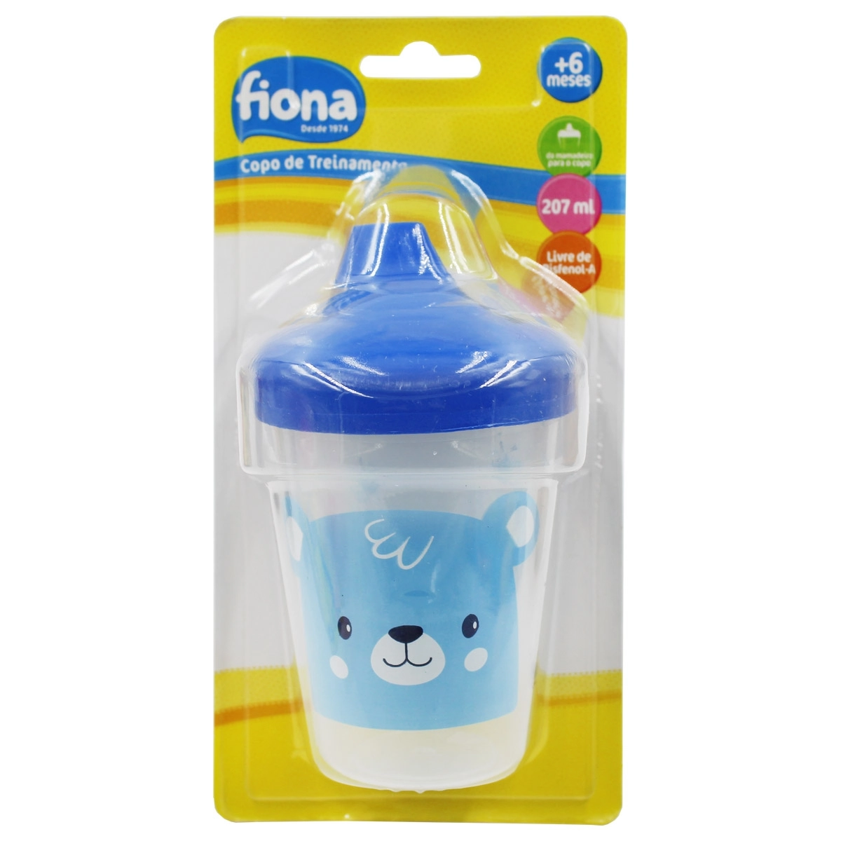 Copo Inf Treinamento Fiona 207ml Azul