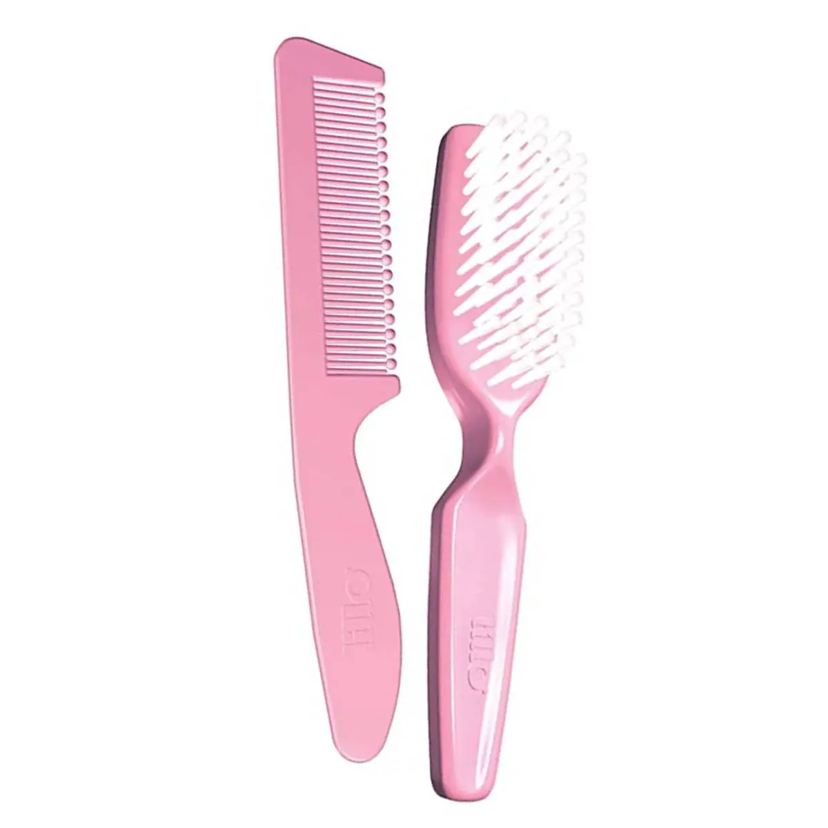 Conjunto Escova E Pente Rosa Lillo