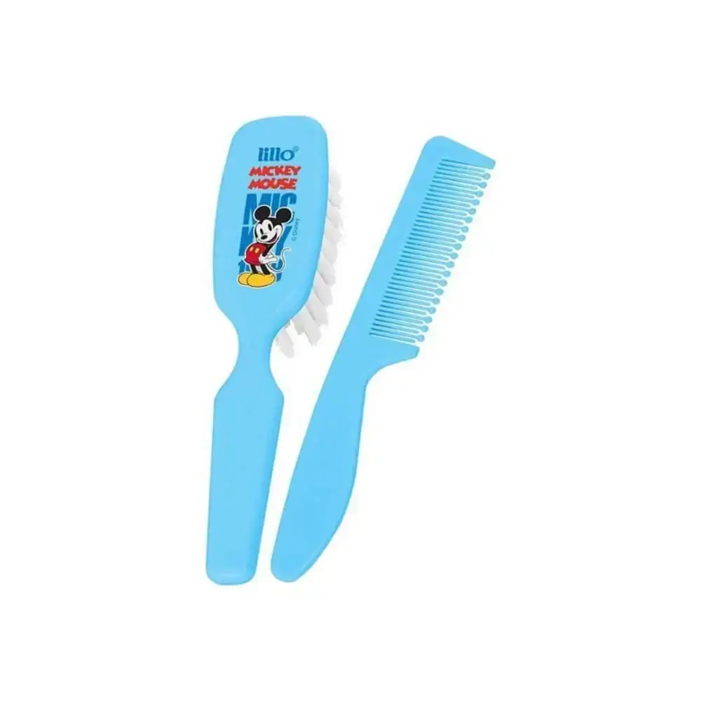 Conjunto Lillo Disney Escova/pente Azul