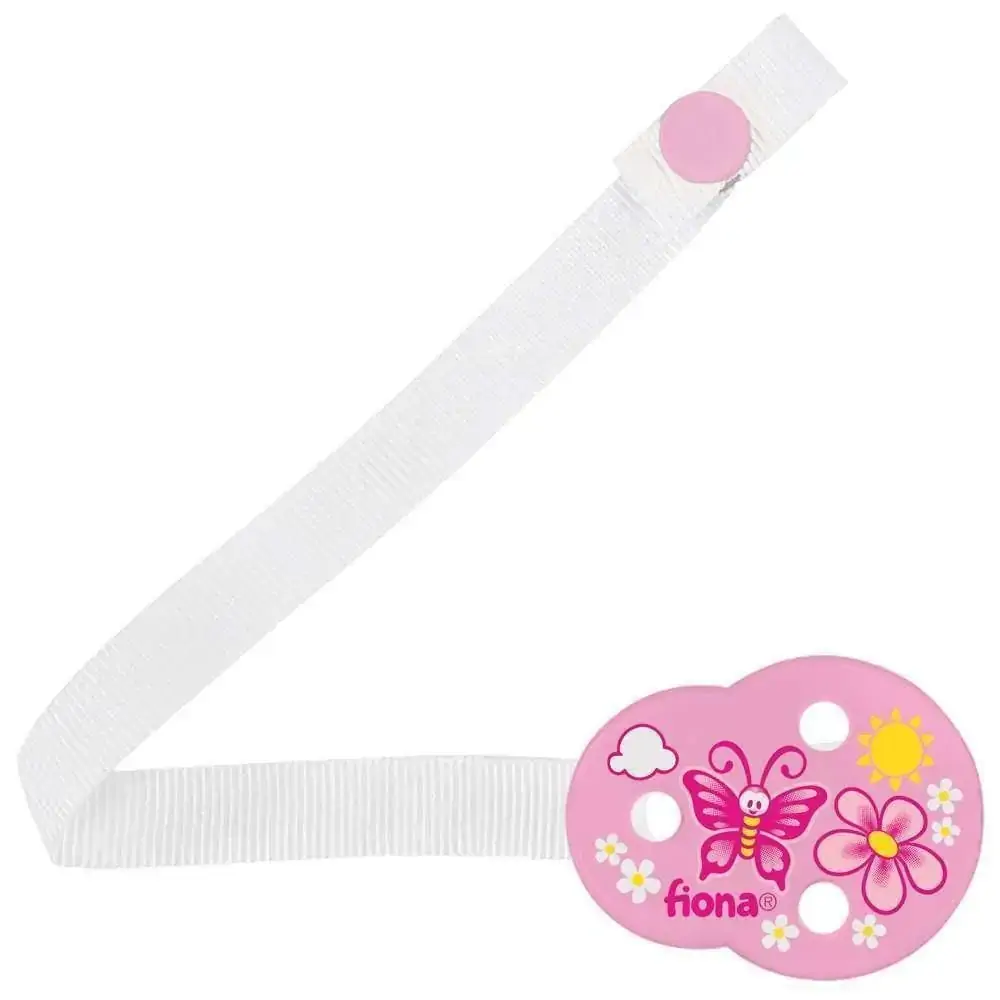 Prendedor Chupeta Fiona Desenhos Rosa 7457