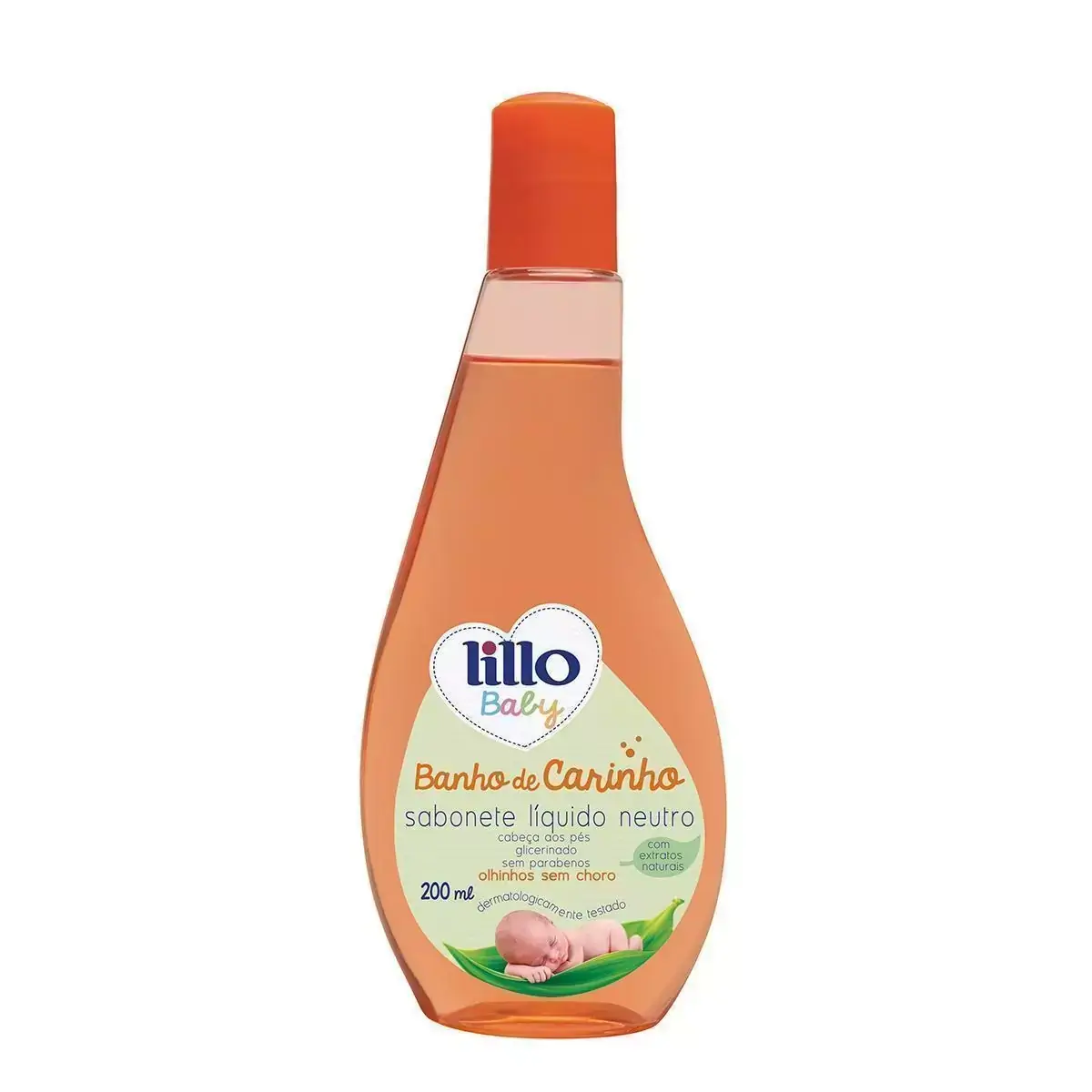 Sabonete Líquido Neutro Cabeça aos Pés Sem Choro 200ml Lillo