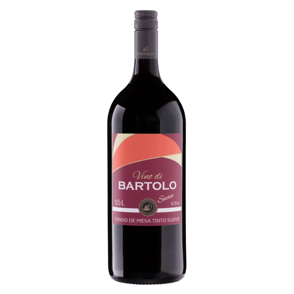 Vinho Brasileiro Tinto Suave Vino Di Bartolo Serra Gaúcha Garrafa 1,5l