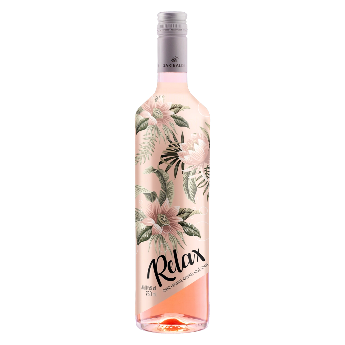 Vinho Brasileiro Rosé Frisante Suave Relax Garrafa 750ml