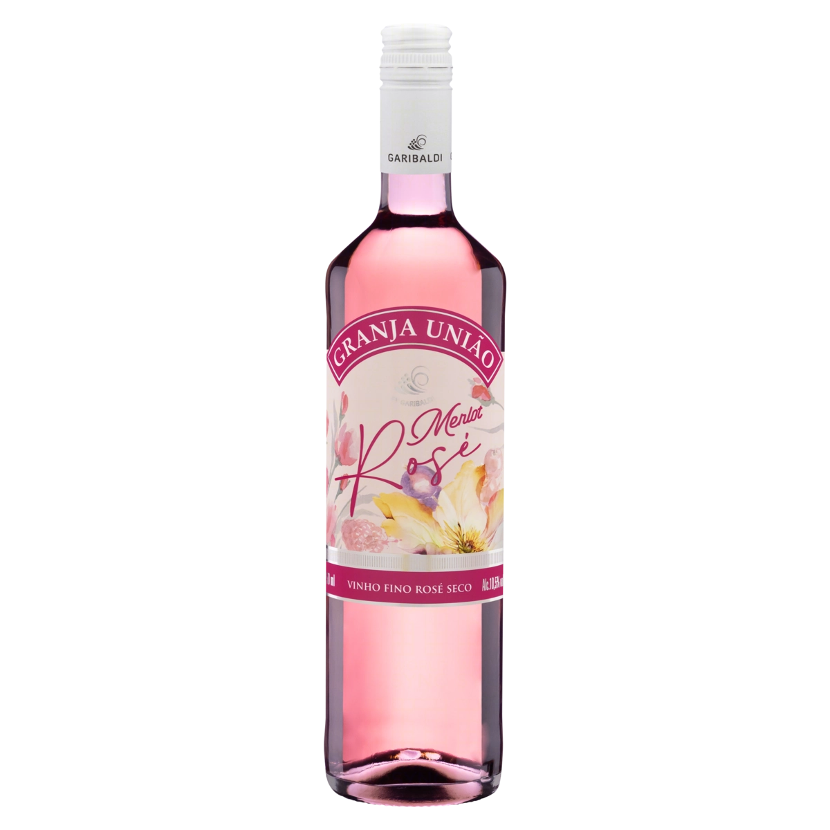 Vinho Brasileiro Rosé Seco Granja União Merlot Garrafa 750ml