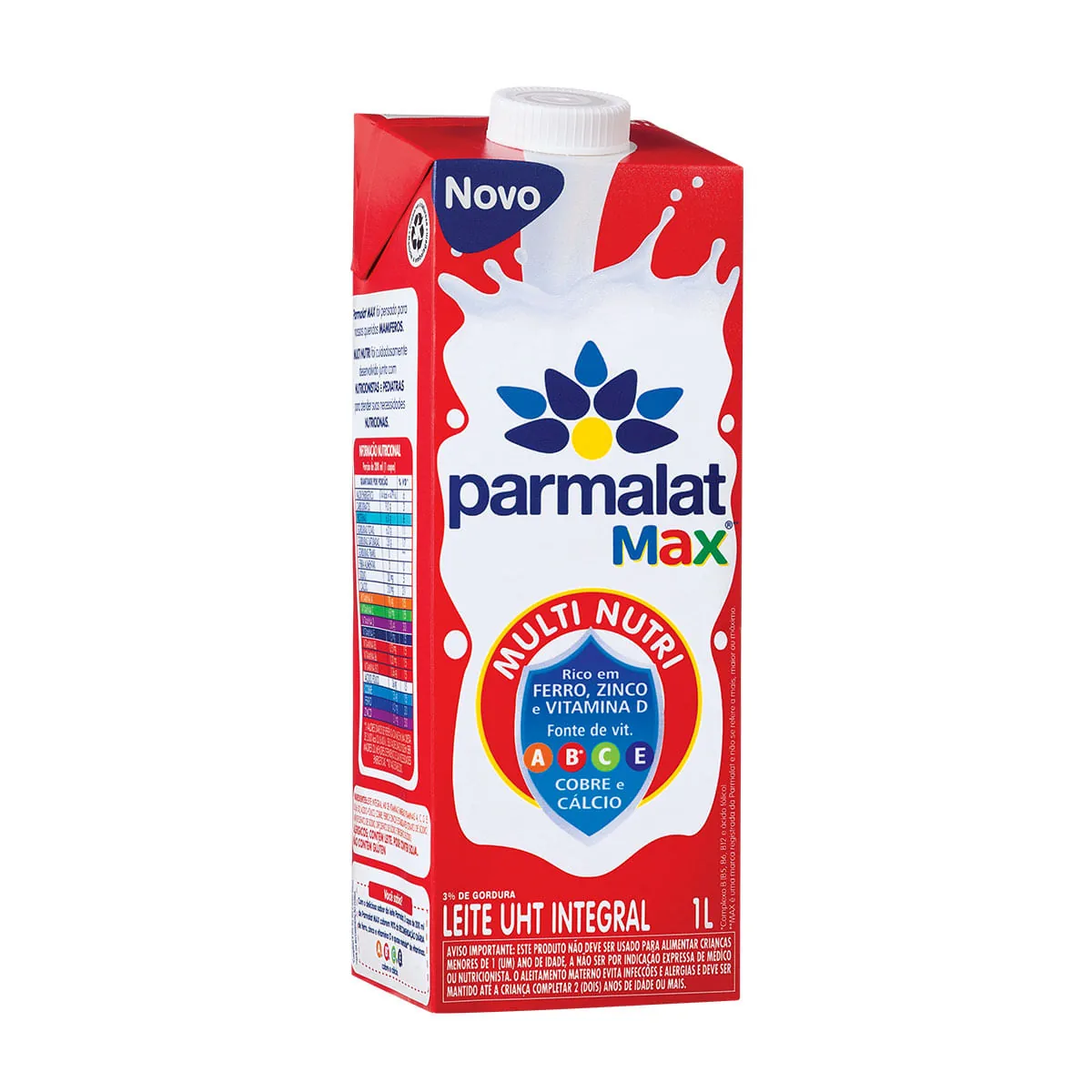 Leite Uht Integral Parmalat Max Caixa 1l