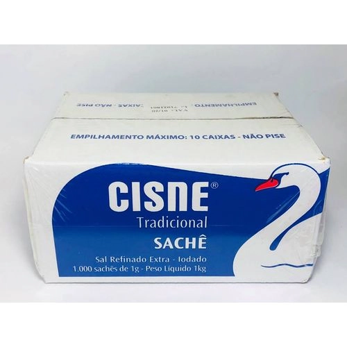 Sal Refinado Cisne Sache 1000x1g