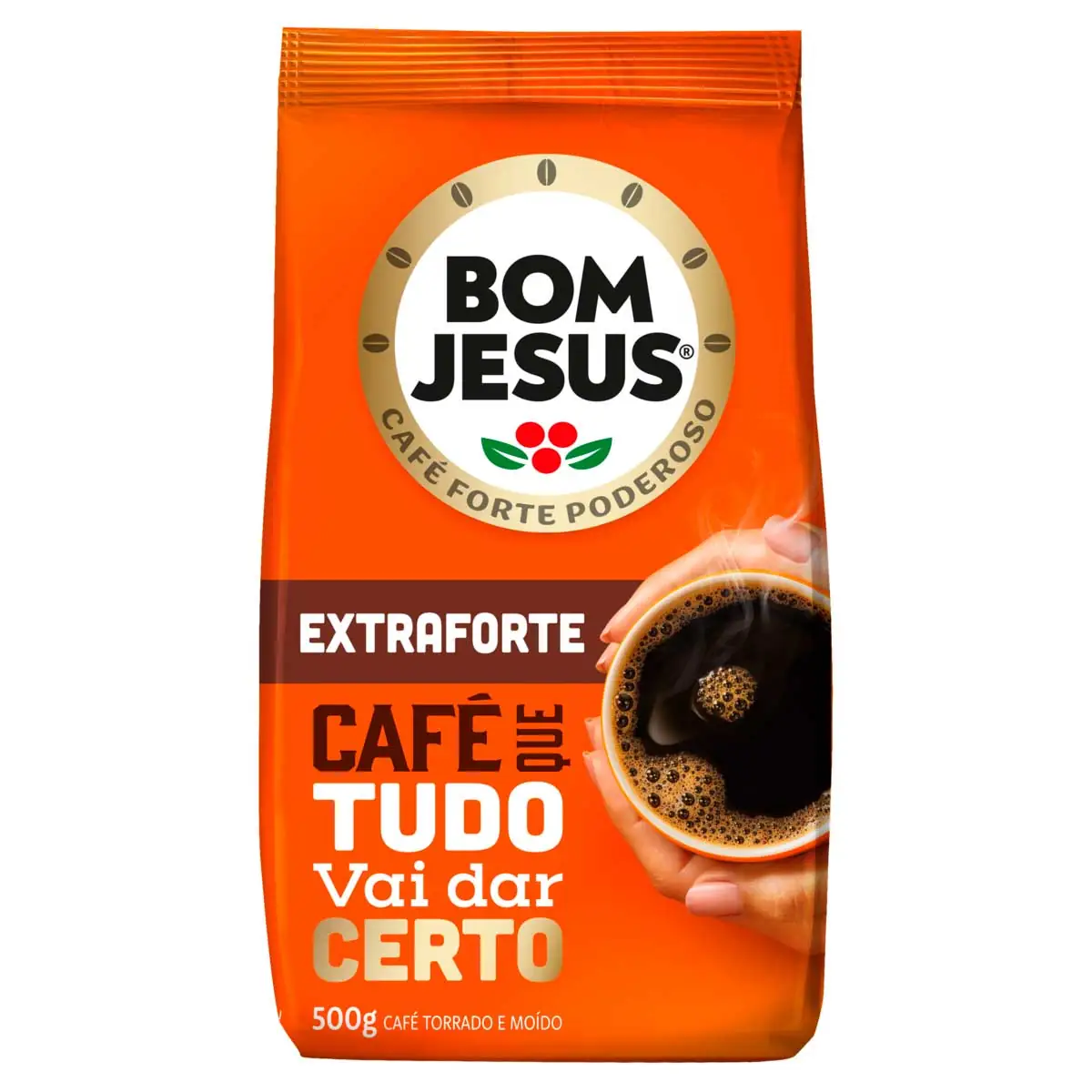 Café Torrado E Moído Extraforte Bom Jesus Pacote 500g