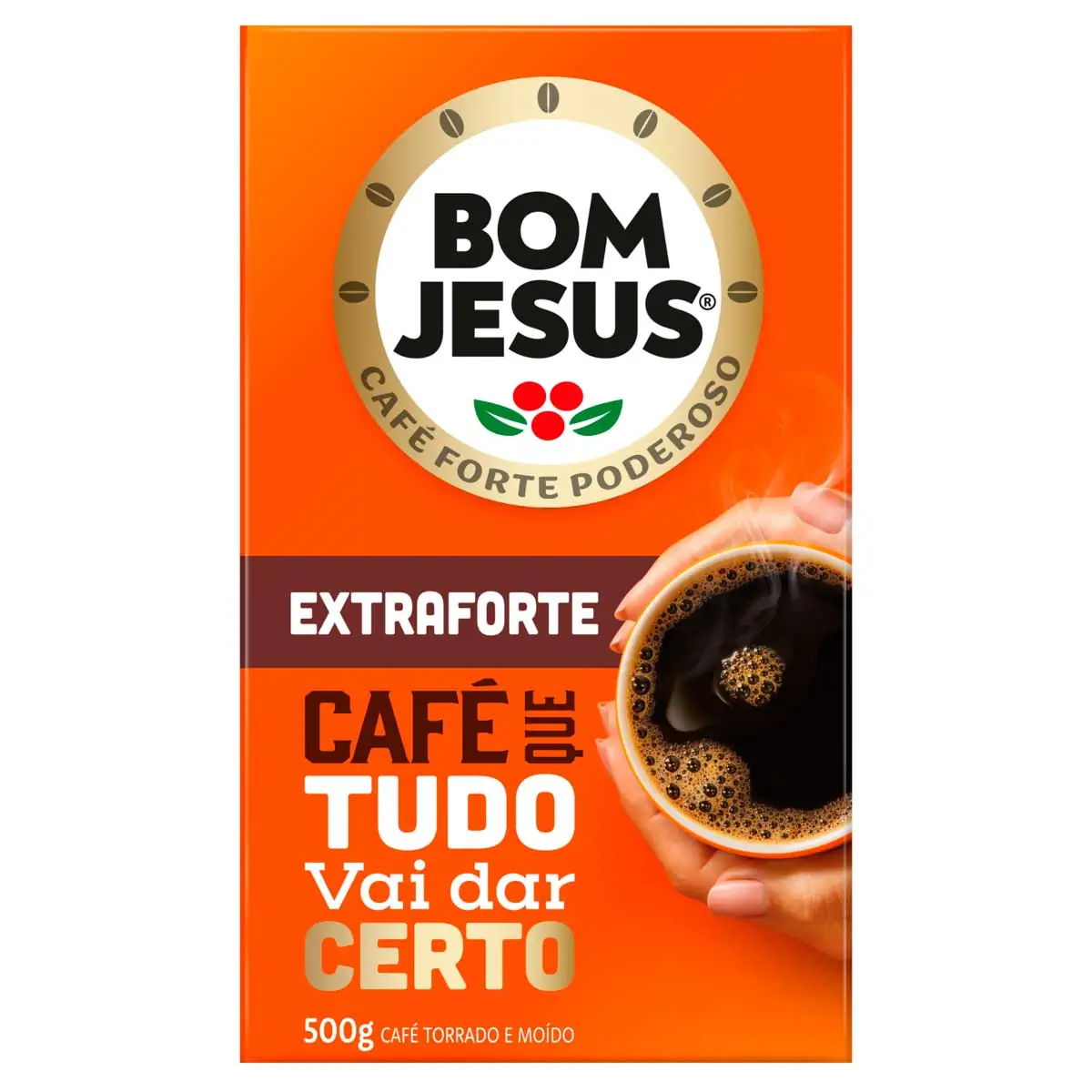 Café Torrado e Moído Bom Jesus Extraforte 500g