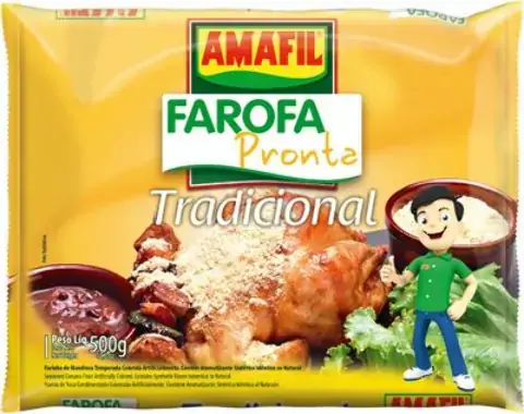 Farofa Pronta Amafil 20x250g Milho