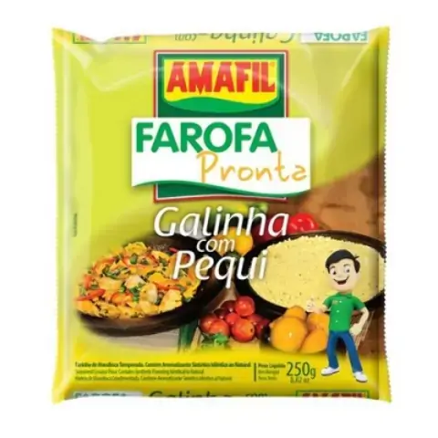 Farofa De Mand Amafil 250gr Galinha C/pequi