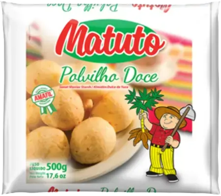 Polvilho Amafil Doce Matuto Plast 20x500 20x500gr
