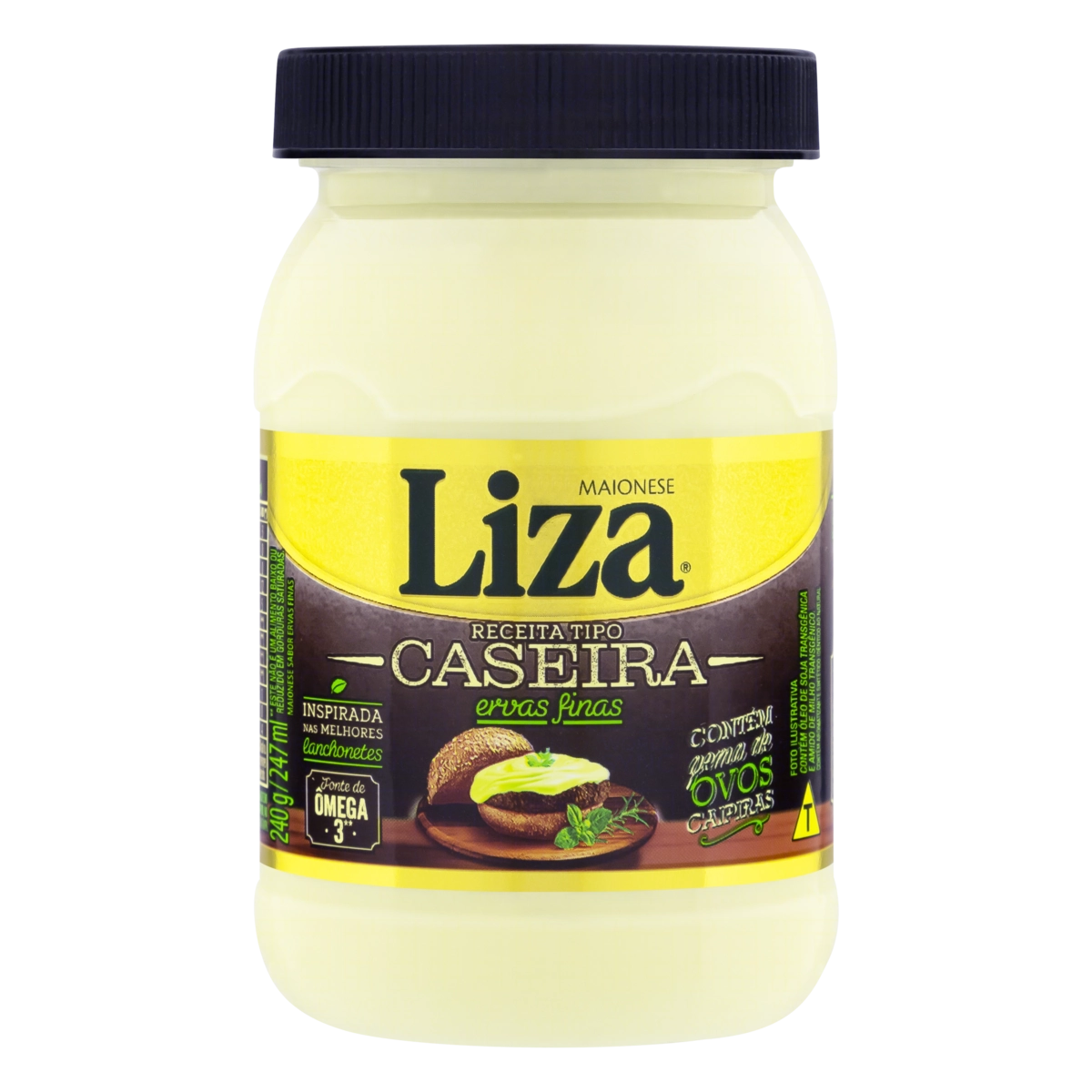 Maionese Caseira Ervas Finas Liza Pote 240g