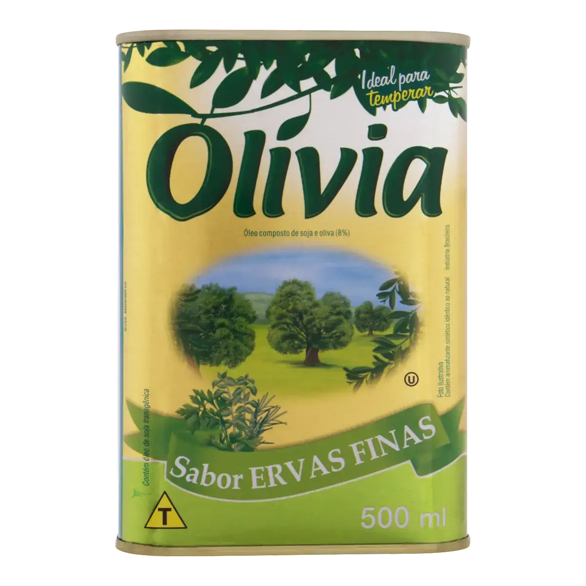 óleo Composto De Soja E Oliva Ervas Finas Olívia Lata 500ml