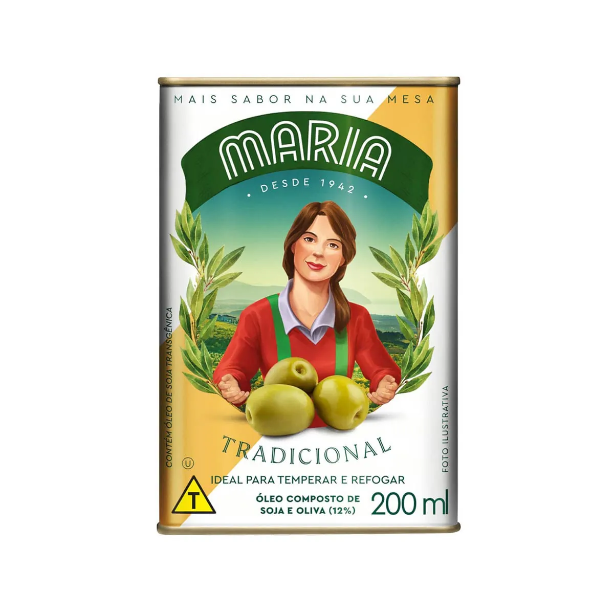 Óleo de Soja e Oliva Tradicional Maria 200ml