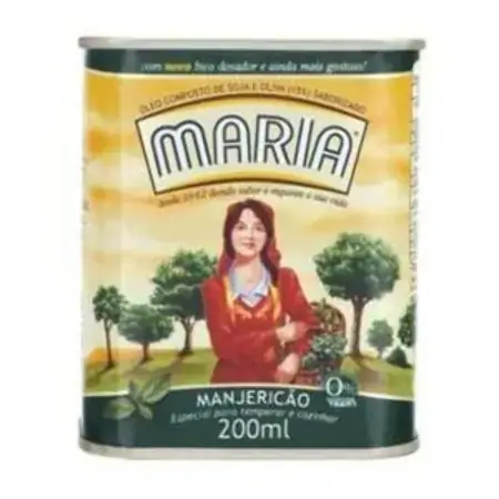 Soja E Oliva Com Manjericão Maria Lata