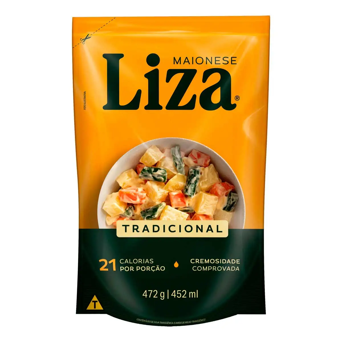 Maionese Tradicional Liza Sachê 472 g