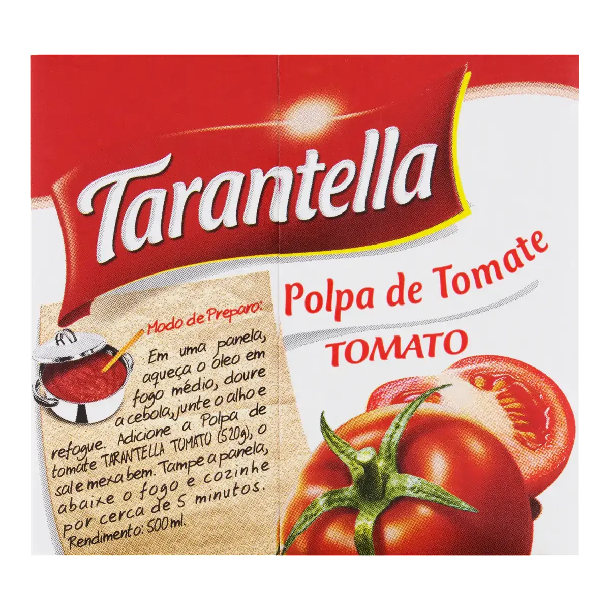 Polpa De Tomate Tarantella Caixa 520g