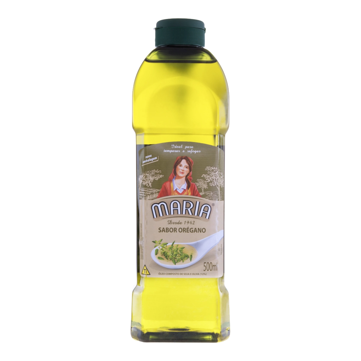 óleo Composto De Soja E Oliva óregano Maria Garrafa 500ml