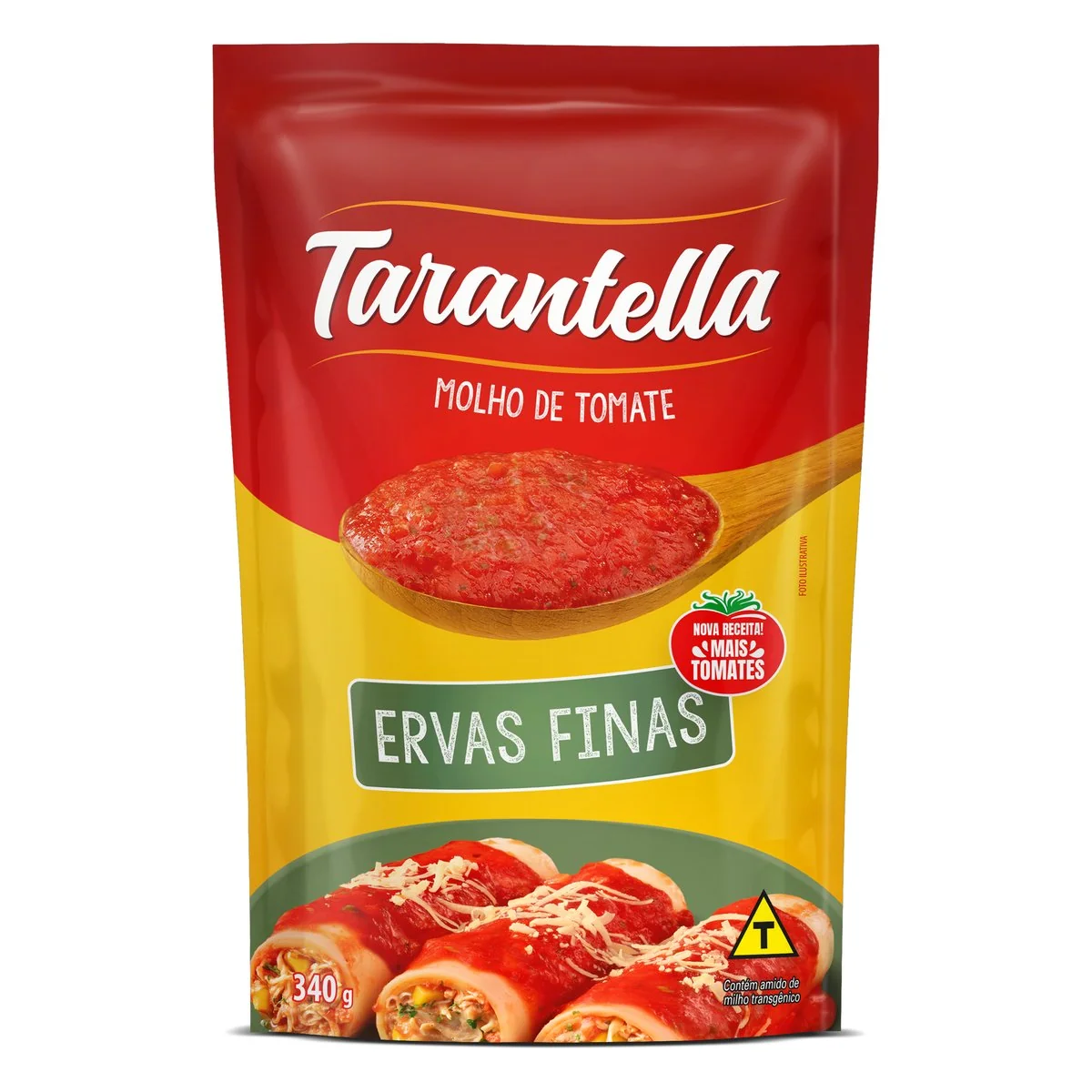 Molho de Tomate, Ervas Finas, Tarantella 340g