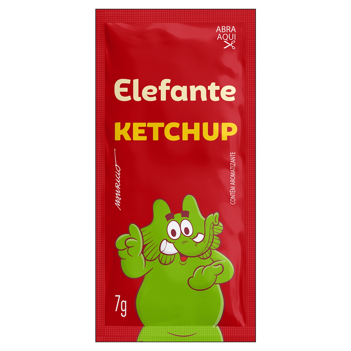 Ketchup Elefante Caixa 1,008kg 144 Unidades