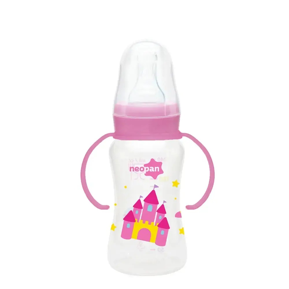 Mamadeira Rosa 140ml Neopan