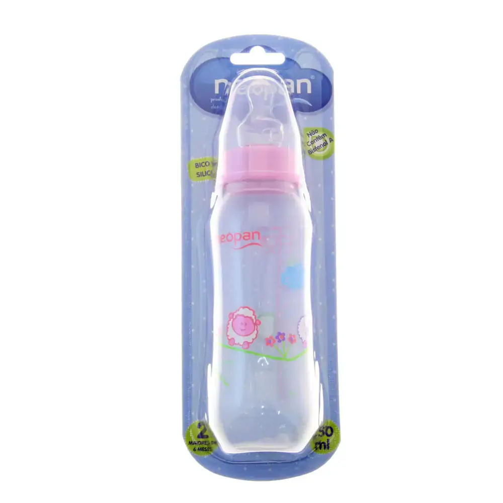 Mamadeira Rosa 250ml Neopan N 2