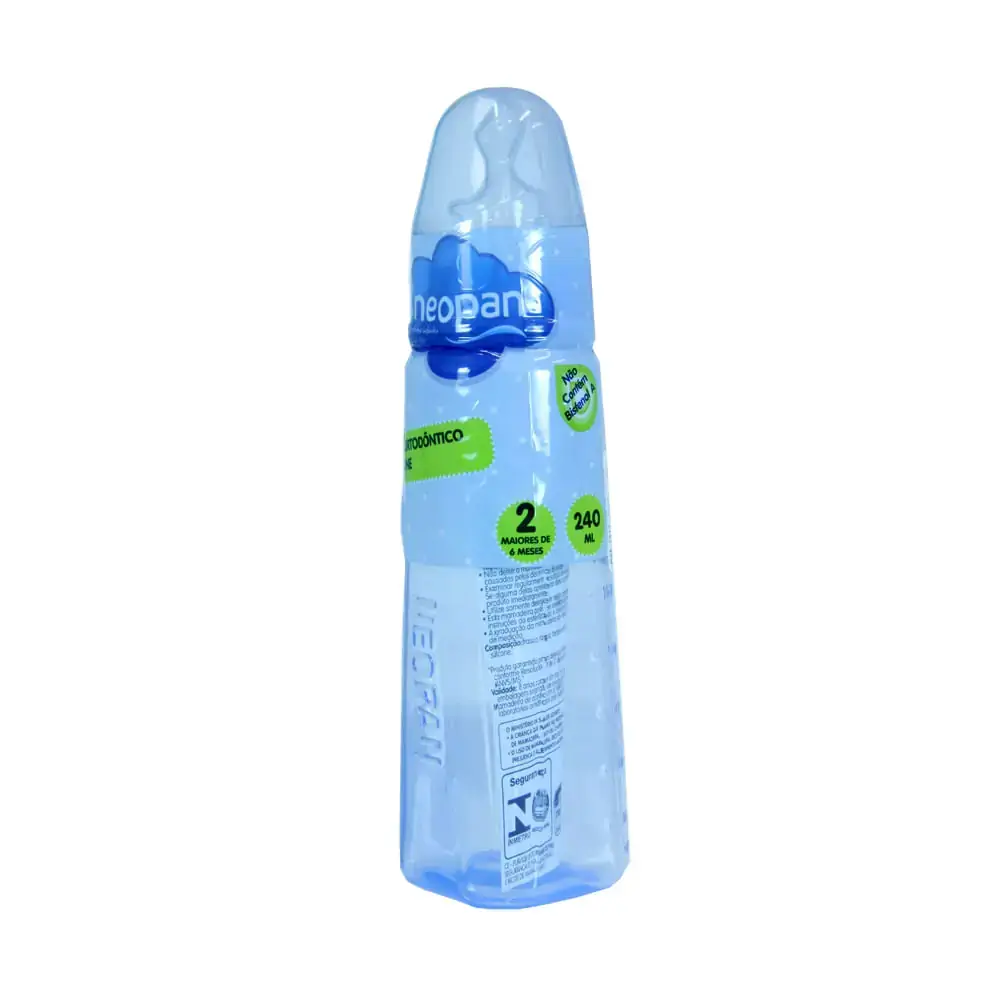 Mamadeira Azul 240ml Neopan N 2