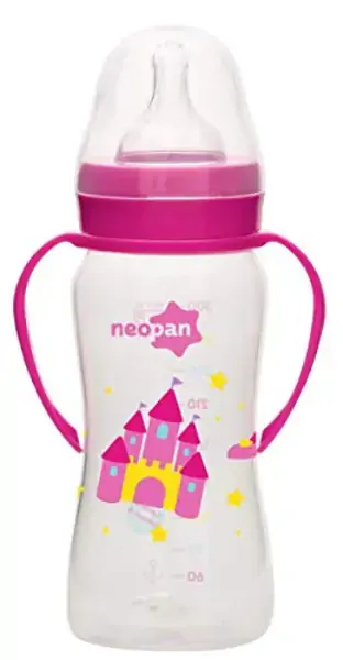 Mamadeira Neocopan Boca Larga C/alca Rosa