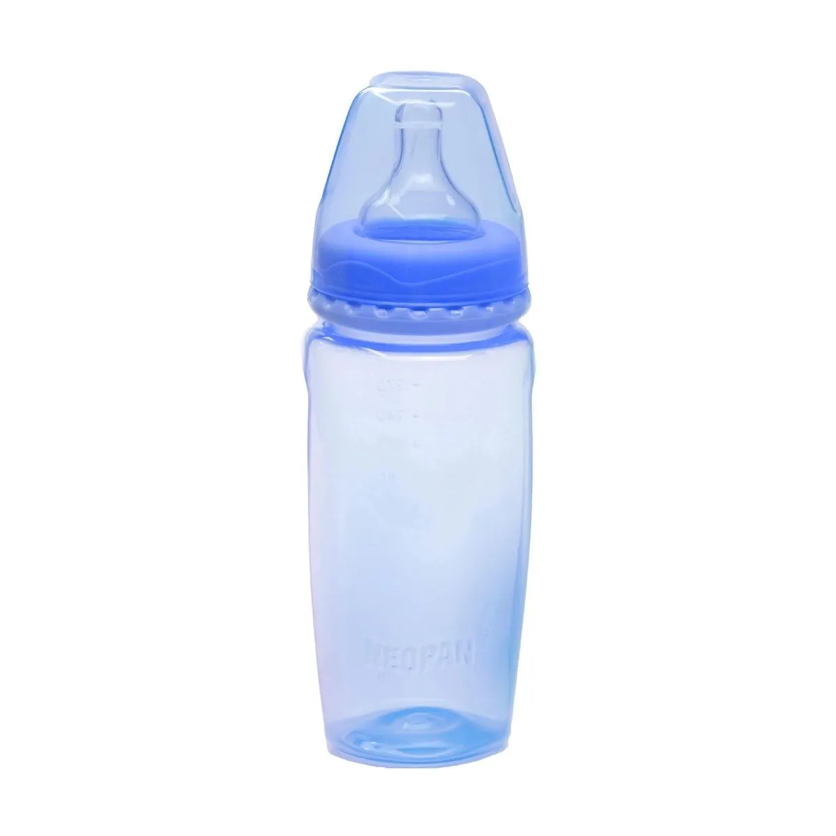 Mamadeira Silicone com Alça Colorpan Neopan 300 ml Azul