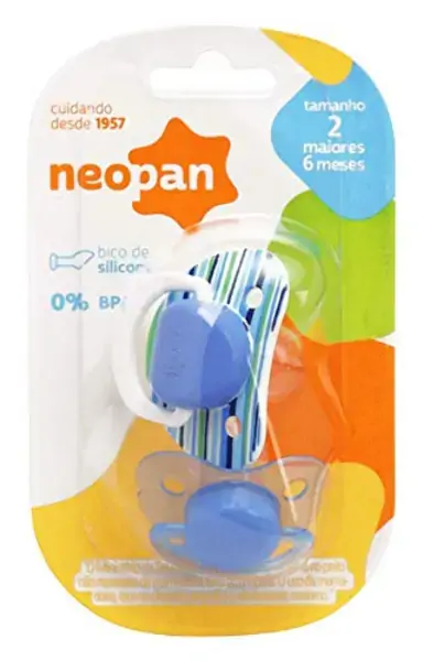 Chupeta Neopan Orto N2 Azul C/2