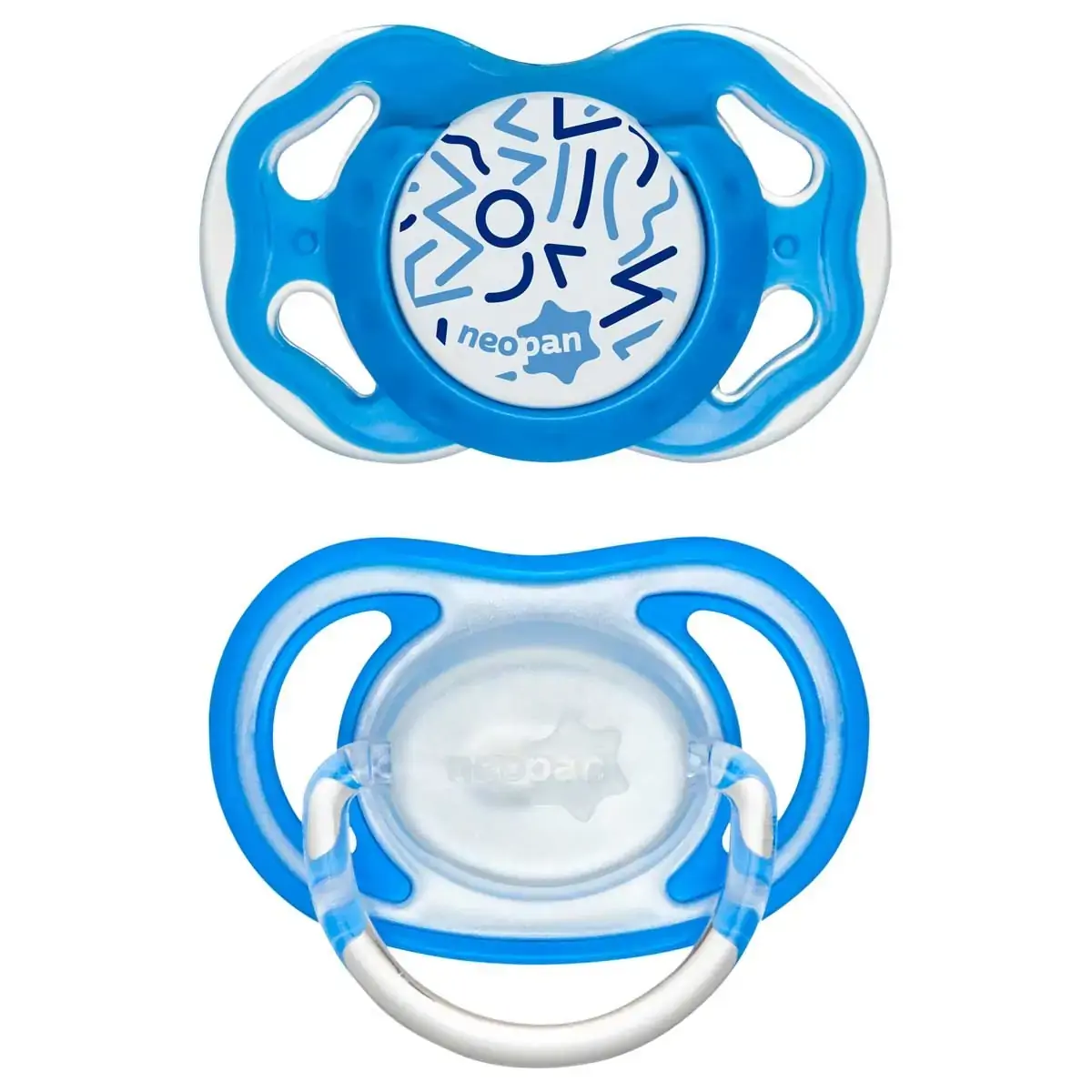 Chupeta Neopan Orto C/2 N.2 Azul Un