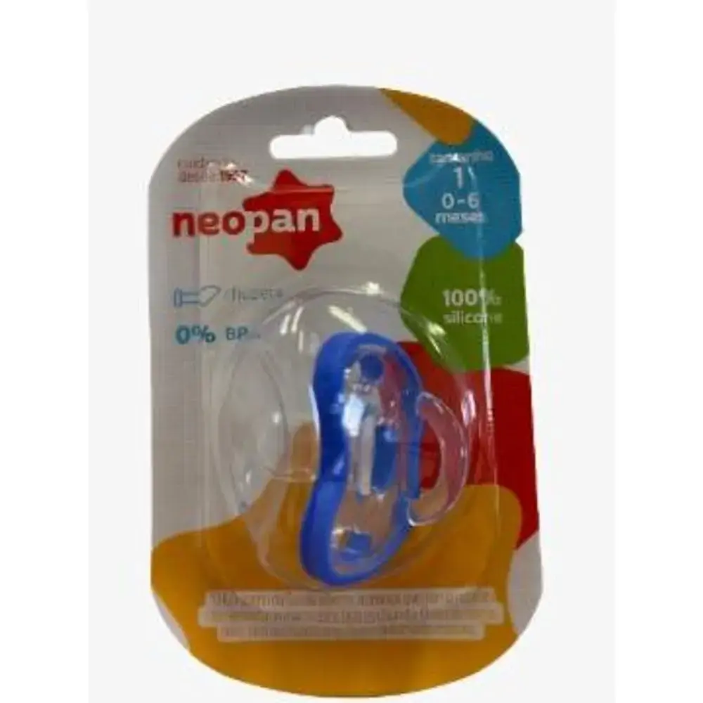 Chupeta Neopan Silic Azul N1 Orto Un