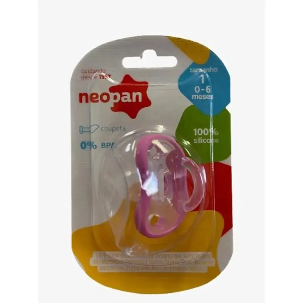 Chupeta Neopan Silic Rosa N1 Orto Un