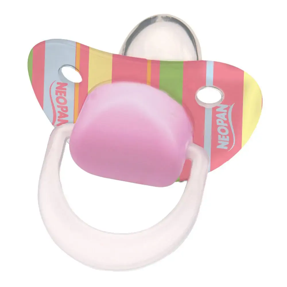 Chupeta Neopan Decor Silic Ortod 2 Rosa
