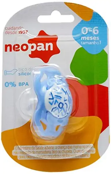 Chupeta Neopan Ortodontica N1 Azul