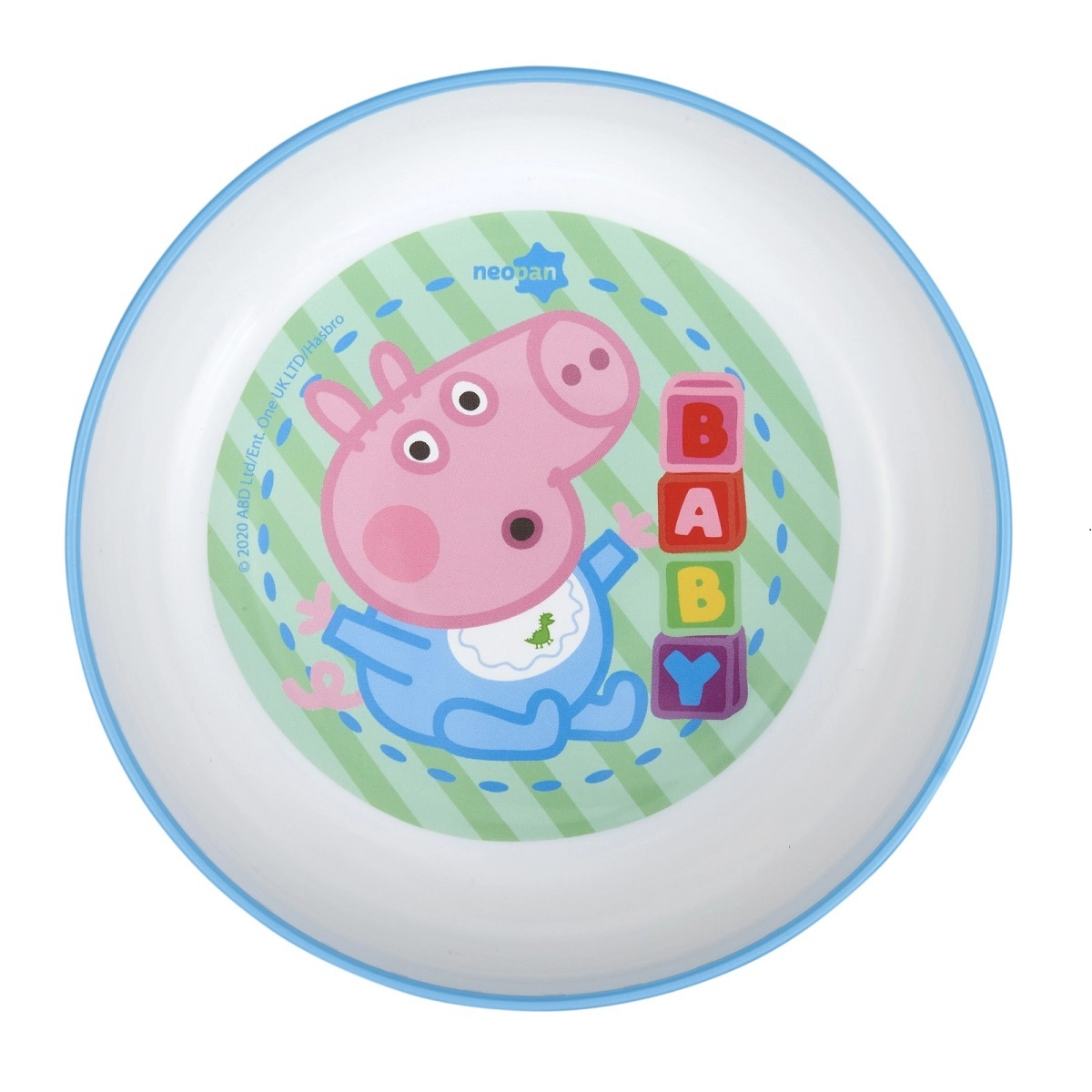 Prato Neopan Peppa Pig Azul