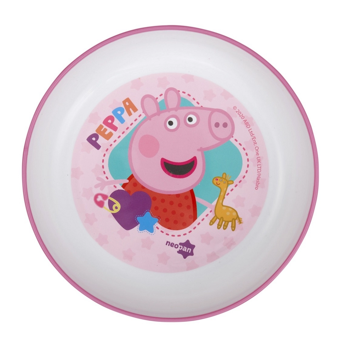 Prato Neopan Peppa Pig Rosa