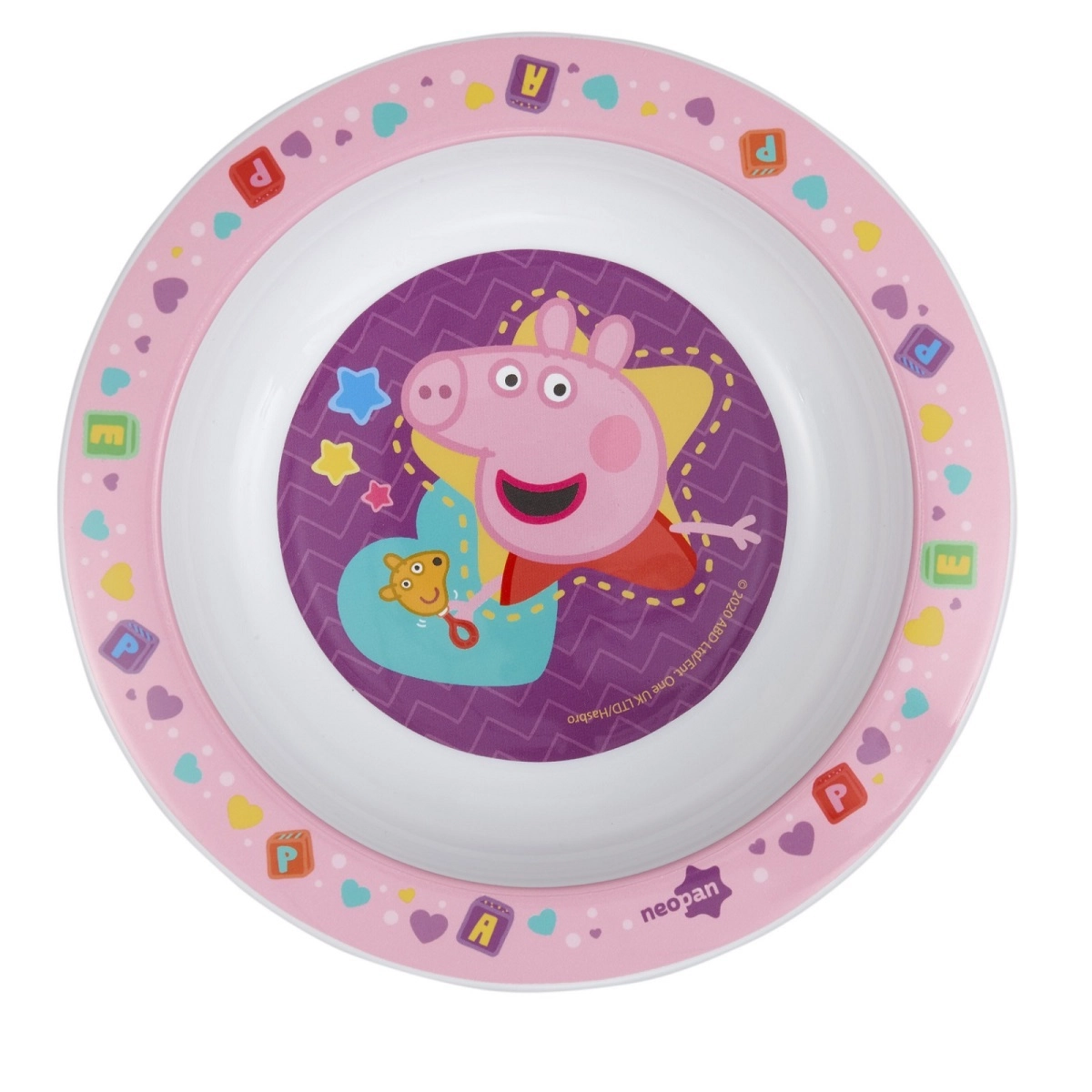Tigela Neopan Peppa Pig Rosa