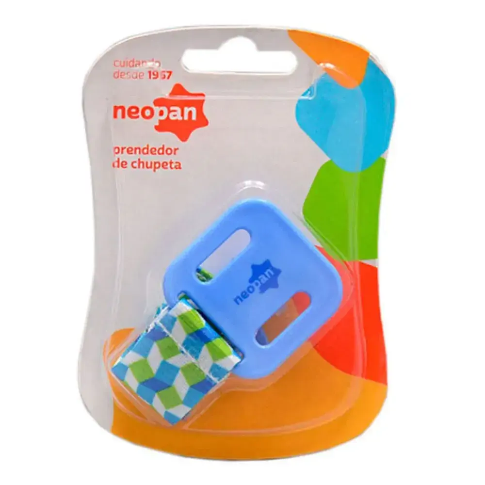 Prendedor Neopan Chupeta Un Azul Un