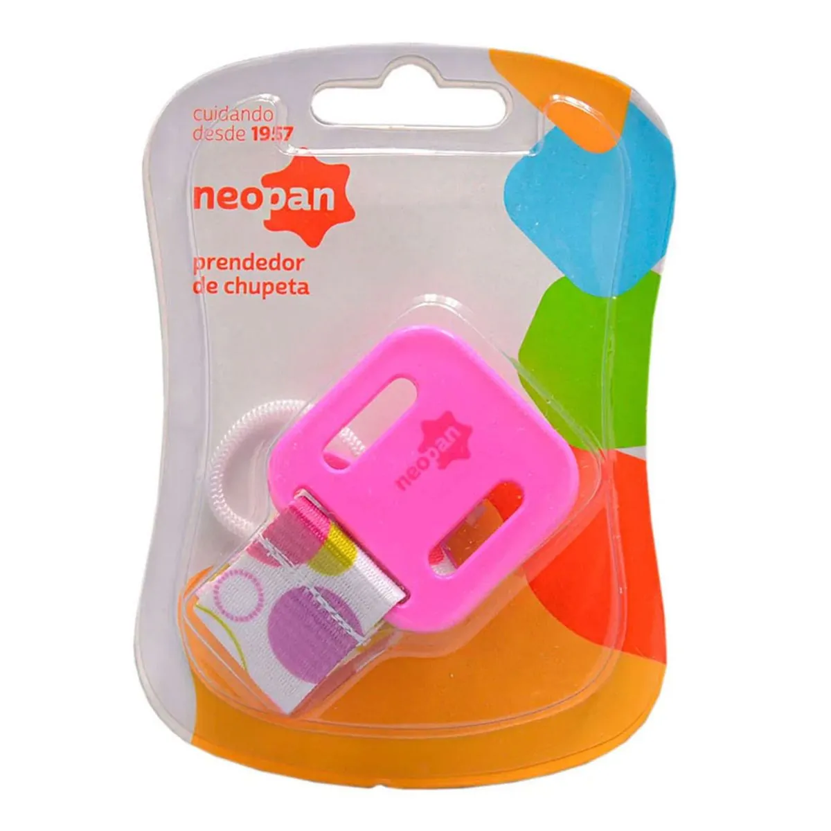 Prendedor Neopan Chupeta Un Rosa Un