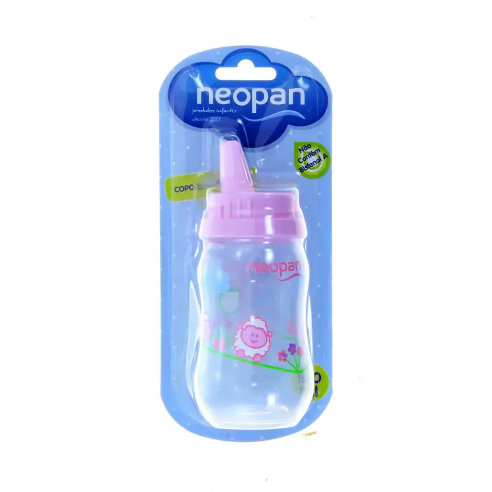 Copo Educativo Rosa 140ml Neopan